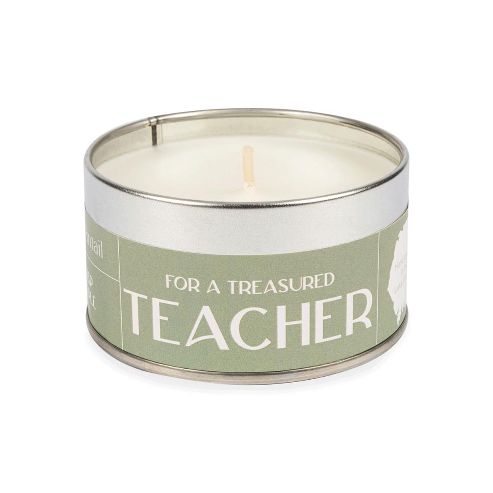 Pintail Candles Treasured Teacher Tin Candle Extra Image 2